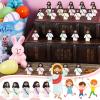 Bememo 25 Pcs Little Jesus Figures Original Design Jesus Love You Mini Rubber Toys to Hide and Seek Christmas Religious Party Favors Sunday School Baptism Gifts(Macaron Colors) view 3