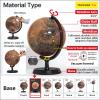 Mapsoft Explorer Illuminated Red Mars Globe, 24cm/9.5", RI-24, Mars Map, Mars Atlas, Mars Poster, Red Planet view 4