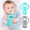 2 Pack Silicone Sleeves for Dr. Brown's Glass Baby Bottles, Anti Breakage Durable Baby Bottle Holder with Easy Grip Handles, Narrow Sleeve with a Cutout, Dishwasher/Freezer/Microwave Safe, 8 oz view 1