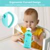2 Pack Silicone Sleeves for Dr. Brown's Glass Baby Bottles, Anti Breakage Durable Baby Bottle Holder with Easy Grip Handles, Narrow Sleeve with a Cutout, Dishwasher/Freezer/Microwave Safe, 8 oz view 2