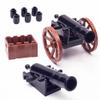 MaozyHomie Medieval Warfare Cannon 2, Weapons Pack Military, Toy Soldiers Figures, Toy Set Minifigure Compatible with Major Brands, 3 Years Old and up view 1
