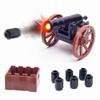 MaozyHomie Medieval Warfare Cannon 2, Weapons Pack Military, Toy Soldiers Figures, Toy Set Minifigure Compatible with Major Brands, 3 Years Old and up view 2