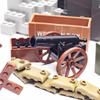 MaozyHomie Medieval Warfare Cannon 2, Weapons Pack Military, Toy Soldiers Figures, Toy Set Minifigure Compatible with Major Brands, 3 Years Old and up view 4