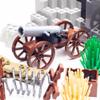 MaozyHomie Weapons Pack Military Four-Wheeled Cannon, Toy Soldiers Figures, Weapons Accessories, Toy Set Minifigure Compatible with Major Brands, 3 Years Old and up view 4