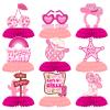 Western Cowgirl Party Decorations, Cowgirl Honeycomb Centerpieces for Disco Bachelorette Party Birthday Party Decorations, Let's Go Girls Cowgirl Bachelorette Party Supplies view 1