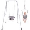 2 in 1 Baby Jumper with Swing, Baby Swing Indoor and Outdoor Use, Baby Jumpers and Bouncers, Toddler Swing with Foldable Stand view 1