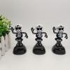 3Pack Dancing Skeletons Car Dashboard Decorations, Halloween Solar Powered Dancing Toys, Skeleton Dashboard Bobble, Halloween Decorations Solar Dancing Bobble Skeleton Shaking Head Figurines view 3