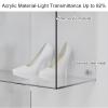 Acrylic Display Case for Collectibles, Wall Mounted or Tabletop Acrylic Display Case Box, Clear Dustproof Acrylic Boxes for Display Mini Action Figures, Shoes,No Assembly Required(Green) view 4