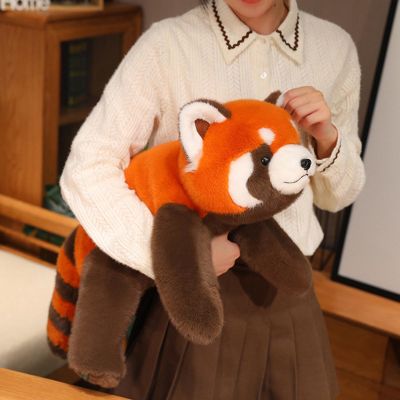 Ditucu Red Panda Stuffed Animal Realistic Plush Toys Cute Soft Hugging Plushies Gifts for Kids 16 inch