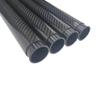 WHABEST 4PCS Carbon Fiber Tube Reinforced Aluminum Alloy Pipe Plugs (D14-L20,) - Black, 4 Pack view 1