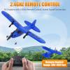 2CH RC Airplane Toys, RC Plane Ready to Fly, 2.4GHz Remote Control Airplane Easy to Fly RC Glider for Kids & Beginners (Blue) view 3