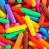 STARBOLO Ball Pit Balls Giant Sprinkles 250pcs, Rainbow Colors view 1