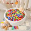 STARBOLO Ball Pit Balls Giant Sprinkles 250pcs, Rainbow Colors view 2
