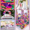 STARBOLO Ball Pit Balls Giant Sprinkles 250pcs, Rainbow Colors view 4