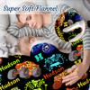 Personalized Custom Colorful Game Truck Name Blanket for Boys & Girls, Soft Cozy Swaddle Newborn Receiving Blanket with Name, Christmas Birthday Gift 30''x 40'' view 3