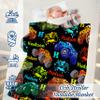 Personalized Custom Colorful Game Truck Name Blanket for Boys & Girls, Soft Cozy Swaddle Newborn Receiving Blanket with Name, Christmas Birthday Gift 30''x 40'' view 4
