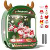 Skirfy Christmas Claw Machine for Kids, Holiday Toys for Girls Age 6+, Mini Arcade Game Vending Machine with Plush Toys and Candy Dispenser, Festive Claw Game Machine, for Girls view 1