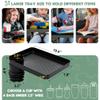 2 Pack Upgraded Car Seat Tray for Kids Car Seat Tray with Expandable Base for Snacks, Toys, Books, Entertainment Kids Travel Essentials Fits 2.8''-3.2'' Cup Holders (2, Standard Base) view 3