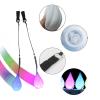 QWQJ Luminous LED Poi Toy for Enthusiastic Jugglers Vibrant Color and Patterns Perfect for Nighttime Shows and Festivals view 2