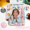 Personalized Toddler Nap Mats for Daycare - Custom Name Mermaid Kids Nap Mat for Preschool Kindergarten Girls Sleeping Bag with Pillow and Blanket, Thick Padded Easy Roll Up Pink view 3