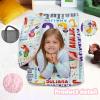 Personalized Toddler Nap Mats for Daycare - Custom Name Mermaid Kids Nap Mat for Preschool Kindergarten Girls Sleeping Bag with Pillow and Blanket, Thick Padded Easy Roll Up Alphabet view 3