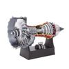Domiuie TR900 Turbofan Engine Model, DIY Functional Turbofan Aero Aircraft Engine 3D Printed Assembly Model (Dynamic KIT Version/50PCS+) view 1