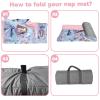 Personalized Toddler Nap Mats for Daycare - Custom Name Mermaid Kids Nap Mat for Preschool Kindergarten Girls Sleeping Bag with Pillow and Blanket, Thick Padded Easy Roll Up Girl view 4