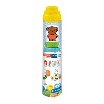 Clementoni Miffy Clemmy Tube Boris, Educational Toy, Various Textures and Places, for Children, Made in Italy, Multicoloured - 56081