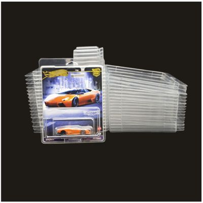 20Pack Protector Cases Compatible for Hot-Wheels Premium Model Display Storage Case, Clear Plastic Protector Showcase Organizer Inside 6.5 x 5.25 Inch