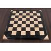 21" Ebony & Maple Wood Luxury Chessboard - 55 mm Square- Raised Tiles view 2