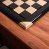 21" Ebony & Maple Wood Luxury Chessboard - 55 mm Square- Raised Tiles view 3