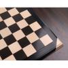 21" Ebony & Maple Wood Luxury Chessboard - 55 mm Square- Raised Tiles view 4
