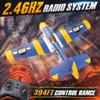 BEZGAR HQ089 RC Plane, Drones for Kids, 6-axis Gyro Remote Control Airplane, RC Helicopter, Easy Control for Beginners Toys with Colorful LED Navigation Lights view 3
