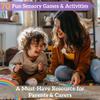BLOOM BUDDIES - 70 Fun Sensory Games & Activities for Parents of Children with Autism ADHD. Sensory Play Ideas for Caregivers of Kids on The Spectrum. A Sensory Intervention Gift for Send Teachers view 3
