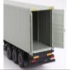 Actros with 40' Container Europe Brown and Gray 1/64 Diecast Model by Mini GT MGT00705 view 4