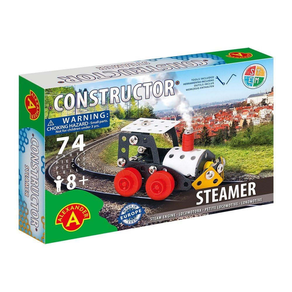 Alexander Toys Constructor - Steamer (Steamer machine) - 74pcs