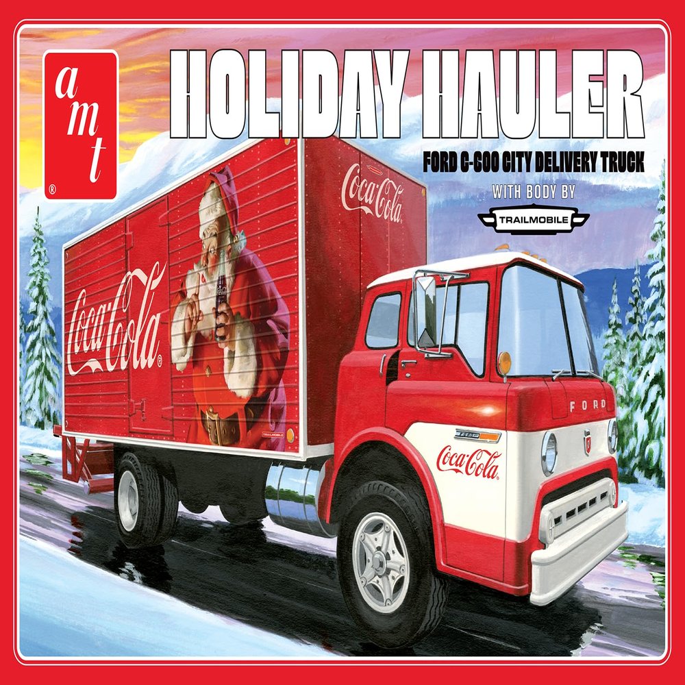 AMT Ford C-600 City Holiday Delivery Truck Coca-Cola