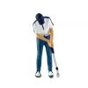 1/64 Scale Golf Sport Couple Model People Figurine Photography Prop, Collectible view 4