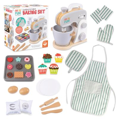 MindWare Oh So Fun! Cookies & Cakes Toy Baking Set for Kids - Ages 3 and Up