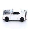 2018 Challenger SRT Hellcat Widebody White with Black Hood 1/24 Diecast Model Car by Motormax 79350w view 1