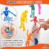 UpBrands 96 Halloween Party Favors for Kids, Bulk Non-Candy Treats: 72 Fidget Toys Zipper Bracelets & 24 Stretchy Skeleton Toys, Kit for Halloween Goodie Bags & Pinata Fillers view 2