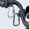4 Pcs Baby Stroller Hook, Carry 30 lbs per Stroller Carabiner Clip, Adjustable Baby Stroller & Car Seat Hook for Hanging Diaper Bag, Wheelchair,Golf cart, Shopping and Pet Cart view 3