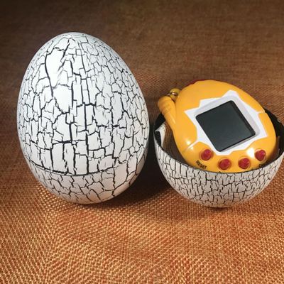 Ckuakiwu Virtual Pets Animal Toy Electronic Pet Game Machine Mini Handheld Game Console Cracked Egg Digital Virtual Pet Toys