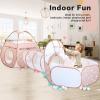 GeerWest 3 in 1 Kids Play Tent: with Baby Ball Pit and Play Tunnel - Children Indoor Outdoor Playhouse with Climbing Tunnel Toy for Toddlers - Boys Girls Birthday Gift for Year Old Child view 3