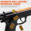 Automatic Shell Ejecting Toy Gun - 26-32FT Range, 2 Modes (Shooting & Fidget) with 2 Magazines, 18 Shells, 100 Foam Bullets - Safe Fun Idea Gifts for Brithday Christmas Halloween view 3