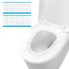 Krijuess 20 Pack Disposable Toilet Seat Cover Waterproof Non-Woven Fabric, Disposable Toilet Seat Covers for Travel, Disposable Seat Covers for Outing Hotel Hospital Public Toilet (Individual Package) view 1