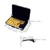 JOINPAYA Miniature Suitcase Model for Dollhouse Decoration Realistic Resin and Aluminum Alloy Micro Bar Prop 3.94X2.56X0.63 Inch Detailed Mini Doll Accessory view 2