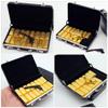 JOINPAYA Miniature Suitcase Model for Dollhouse Decoration Realistic Resin and Aluminum Alloy Micro Bar Prop 3.94X2.56X0.63 Inch Detailed Mini Doll Accessory view 4