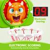 SYNCFUN Mini Basketball Hoop LED Scoring Indoor Hoop with 2 Balls, Indoor Adjustable Height Basketball Hoop, Space-Saving, Christmas Birthday Gifts Toy for Boy Girl Over 18 Months view 2