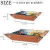 3D Peacock Floweres Dice Tray Dice Rolling Tray Folding Dice Holder for Dice Games, Like RPG, DND and Other Table Games view 4
